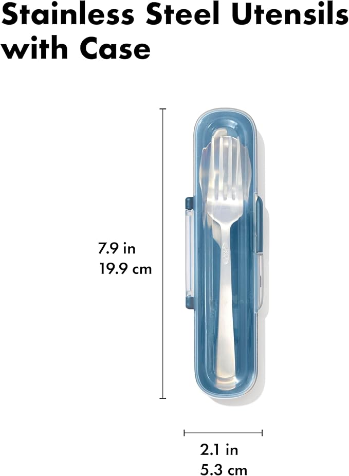 OXO Good Grips Prep and Go Utensils With Case - Ocean Blue