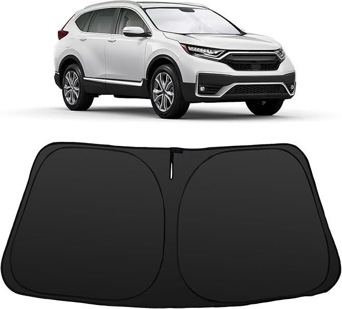 Windshield Sun Shade Compatible with 2017 2018 2019 2020 2021 2022 Honda CRV CR-V Accessories Window Sunshade Sun Visor Protector Keep Car Cooler