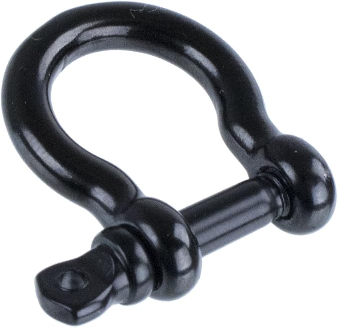Paracord Planet Stainless Steel & Alloy Shackles - Pack & Single Sizes: B, D, O, U-Shackles for Paracord Survival Bracelets