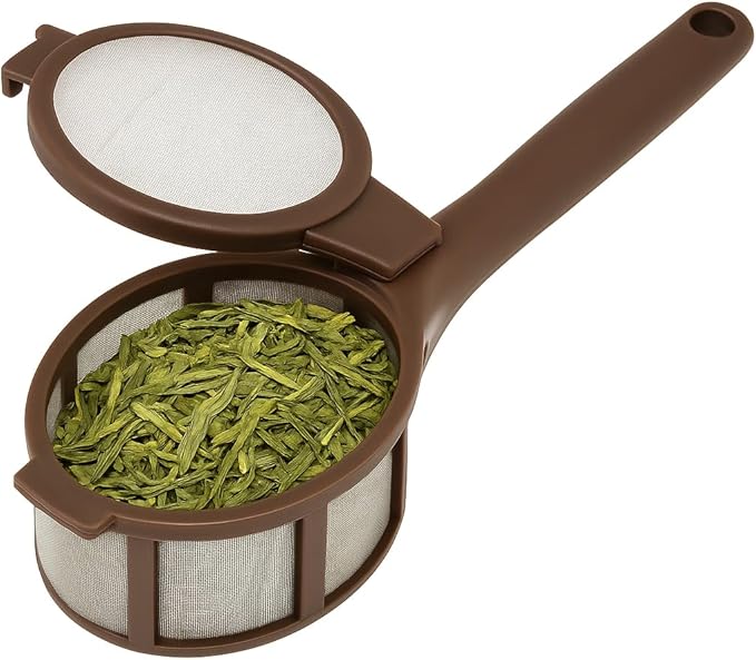 2 Pack Coffee/Tea Brew Stick Infuser – Single Cup Reusable Filter Spoon with Fine Mesh, BPA-Free, Easy Swivel Top – 5.25" Long Portable Coffee Maker for Travel, Work & Home