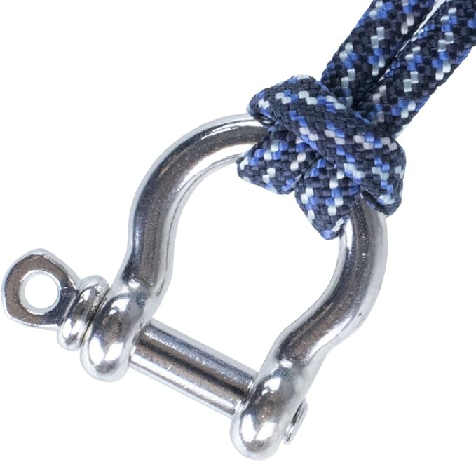 Paracord Planet Stainless Steel B-Shackles and Alloy D-Shackles for Paracord Survival Bracelets (Pack and Single Sizes)