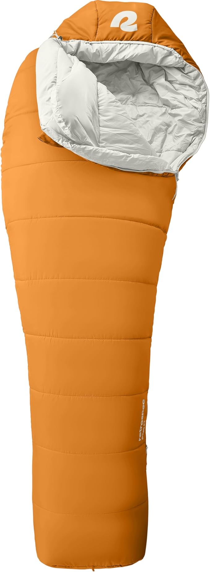 Retrospec Dream Mummy Sleeping Bag - 5, 15, & 30°F Cold Weather Camping & Travel Essential Gear with Water - Resistant Shell & Synthetic Fill - Zippered Pocket & Stuff Sack