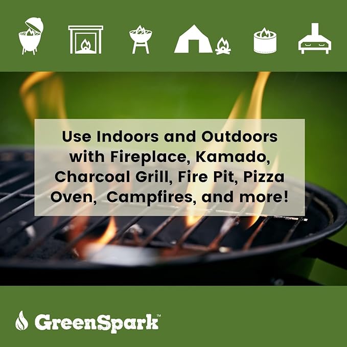 Natural 70 Pcs Fire Starters All Weather, Smoker, BBQ, Fireplace, Wooden and Pellet Stove, Fire Pit, Long Burn, Waterproof, Pizza Oven, Firestarter Grill, Charcoal Starter