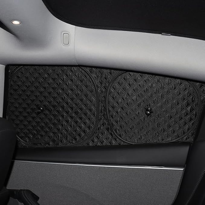 Upgraded Camping Privacy Curtain 8 Pieces for Tesla Model 3 2017-2025 Window Sunshade for Model 3 Highland Camping Shades Windshield Sunshade Privacy Screens forTesla Accessories