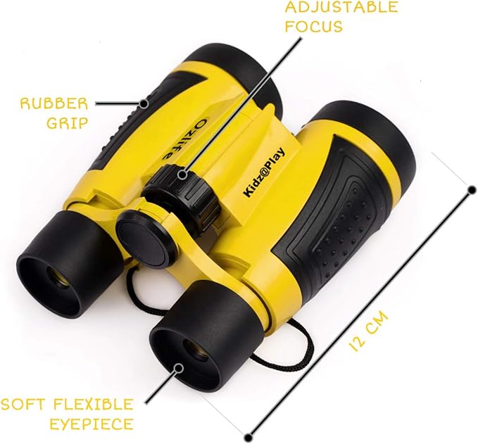 Adventure Kidz Outdoor Exploration Kit, Children’s Binoculars, Flashlight, Compass, Fox Whistle, Magnifying Glass, Backpack. Great Gift Set for STEM, Pretend Play