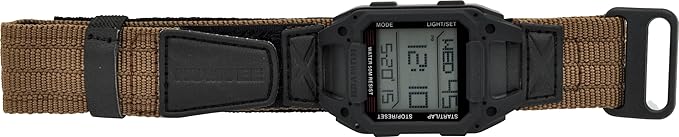 Humvee HMV-RCN-RM1 Recon Mission Kit with Digital Watch, Knife and Tactical LED Flashlight, Black and Tan)