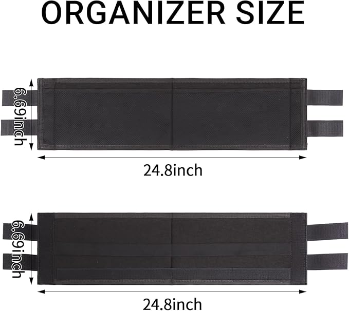 1PCS Car Rear Trunk Organizer Side Divider Board Console Storage Divider Waterproof Easy To Install Trunk Storage Organizer Side for Car, SUV,[Black]