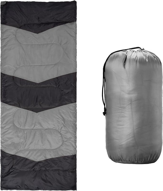 Lightweight Sleeping Bag for Backpacking and Hiking, 190T Polyester, Waterproof Envelope Style, 74.8 x 29.5 in, 2.1 lbs