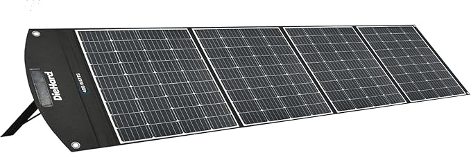 DieHard Portable Power Station 2400-Watt (4800-Watt Peak) 2048Wh with 400W Solar Panel - Quiet Solar Generator, for Home Backup, Weather, Outdoor Recreation, Jobsite and More