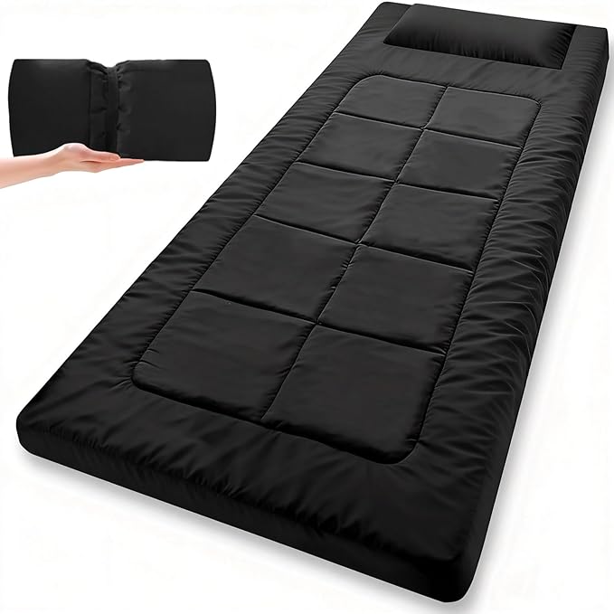 80 x 36 Inch Camping Cot Mattress Floor Mattress Waterproof Sleeping Pad for Camping Travel Easy to Store Floor Pad for Tent Cot Guest Garden Lawn Outdoor Indoor