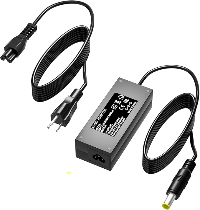65W Charger for Anker 521 Portable Power Station A1720 Anker 521 523 533 A1730 A1731 Powerhouse II 300 256Wh 288Wh 389Wh 300W/200W Solar Generator Power Supply Cord Cable Charger