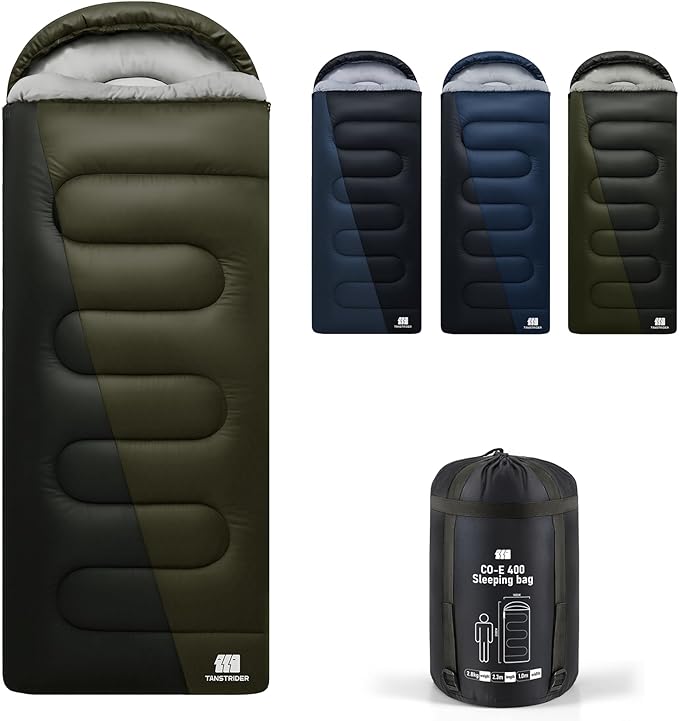 Sleeping Bags for Adults Cold Weather & Warm,Backpacking Camping Sleeping Bag for Tall Girls Boys,Lightweight,Compact,Waterproof Camping Gear for Traveling,Hiking,Hotel,Outdoor & Indoor