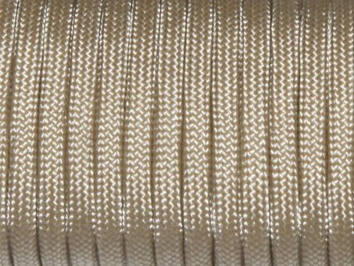 7 Strand Core 550lb Paracord Parachute Cord Lanyard Mil Spec Type III-100ft (Beige(13#))