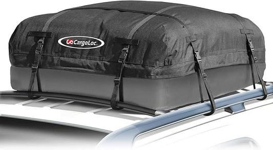 Cargoloc 32424 15-Cubic/Feet Deluxe Roof Top Waterproof Cargo Carrier