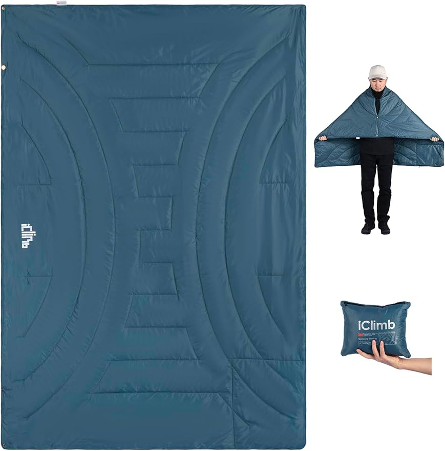 iClimb 3M Thinsulate Insulation Warm Camping Blanket Ultralight Compact