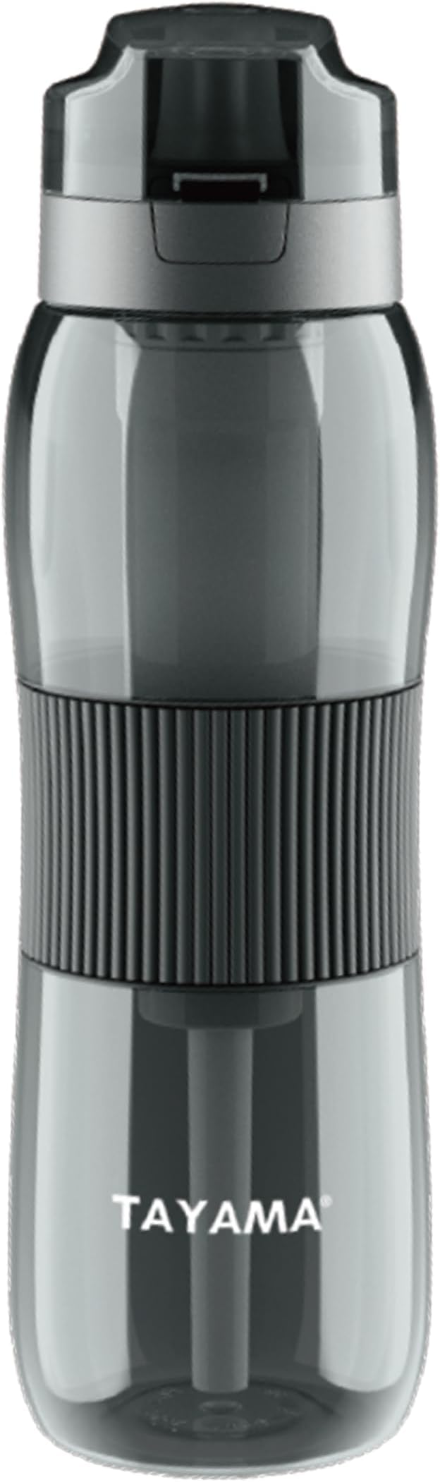 Tayama 25 oz. Black Tritan Alkaline Filtering Water Bottle, BPA-Free
