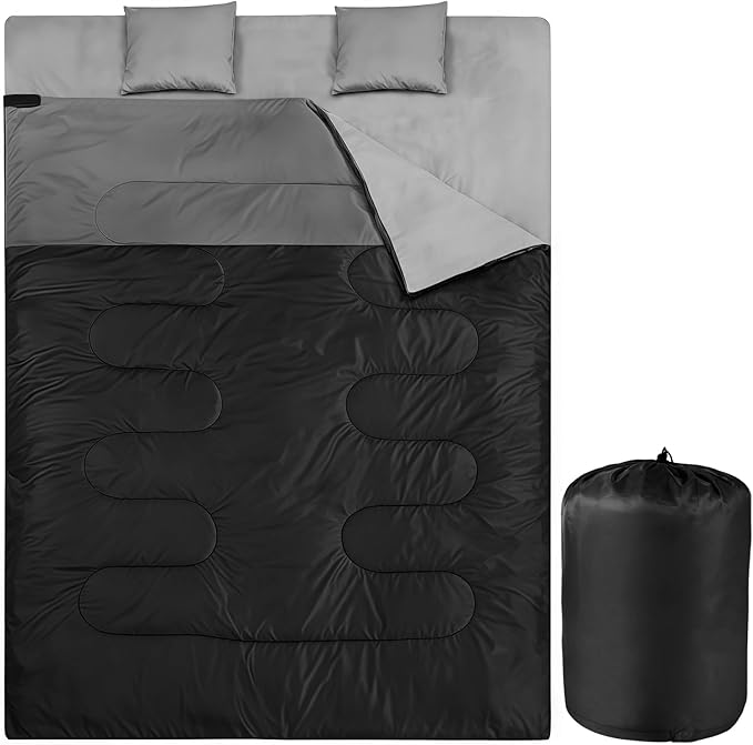 Camping Sleeping Bags for Adults Kids Waterproof Lightweight Sleeping Bag for Cold Weather or Warm Backpacking Hiking Mountaineering Indoor Outdoor Use