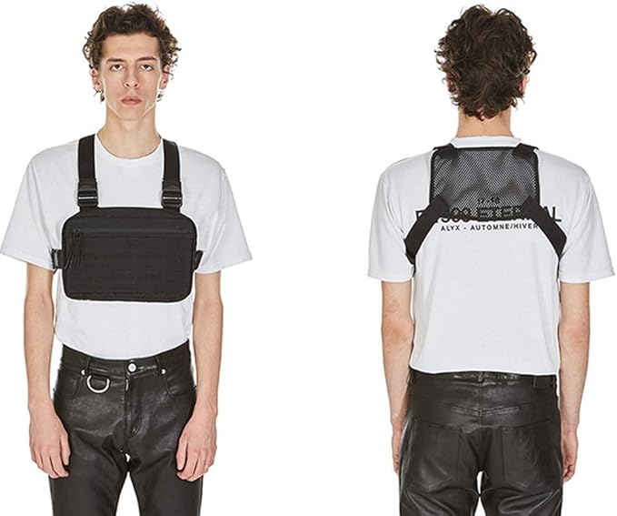 Croogo Universal Hands Free Radio Chest Rig Vest bag Harness Bag Rescue bag Front Pack Pouch Hip hop bag
