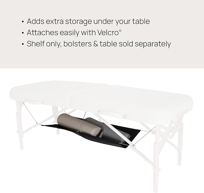 EARTHLITE Portable Massage Table Hammock - Storage Shelf for Bolsters, Sheets and Accessories