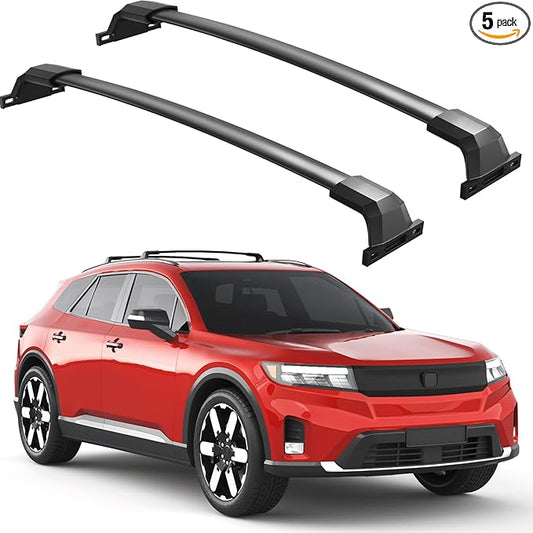 Roof Rack Cross Bars 220lbs Compatible with Honda Prologue Touring 2024 2025 2026, Heavy Duty All-Metal Aluminum Crossbar Luggage Racks Roof Rails Rooftop Black Accessories