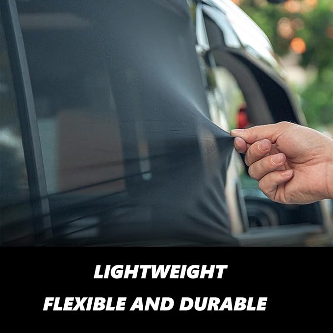 Window Shade for Jeep Wrangler,Window Screen Curtains for Jeep Wrangler TJ JK JL & Gladiator JT,Rear Blackout Car Window Screens for Camping(2Pack)