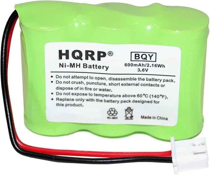 HQRP Battery Compatible with C Crane CC Observer, Solar Observer AM FM Weather Windup Emergency Radio COBS 3-2/3AA
