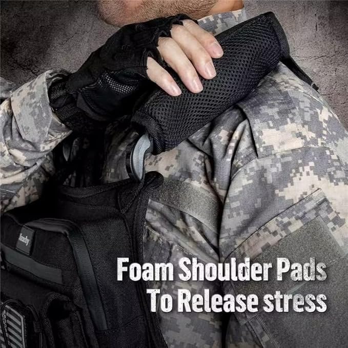 Jueachy Chest Bag For Men: Tactical Chest Vest Fits Most Pistols Chest Rig EDC Pouch Pack for Running,Hiking,Travel