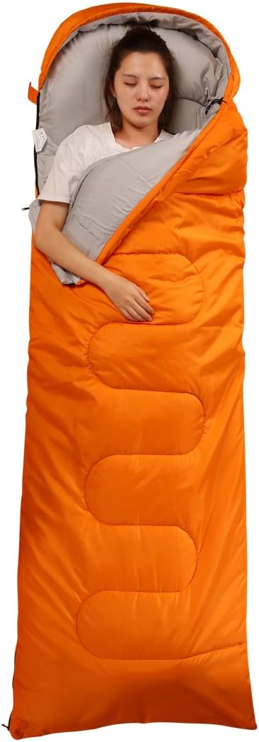 FARLAND Sleeping Bags for Adults Teens Kids with Compression Sack Portable and Lightweight for 3-4 Season Camping, Hiking,Waterproof, Backpacking and Outdoors