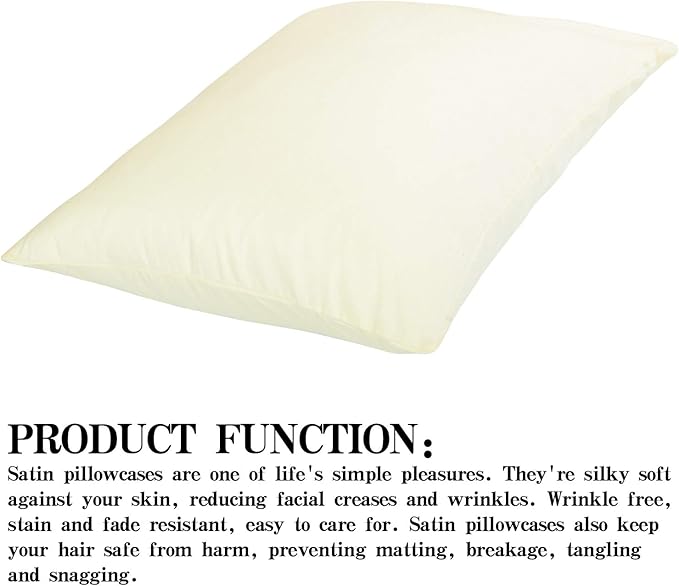NTBAY Microfiber Toddler Pillowcases with Envelope Closure, 2 Pack 100% Brushed Microfiber Super Soft Travel Kids Nursery Pillow Cases, 14"x20" Fits Pillows Sized 12"x16" 13"x18" 14"x19", Ivory