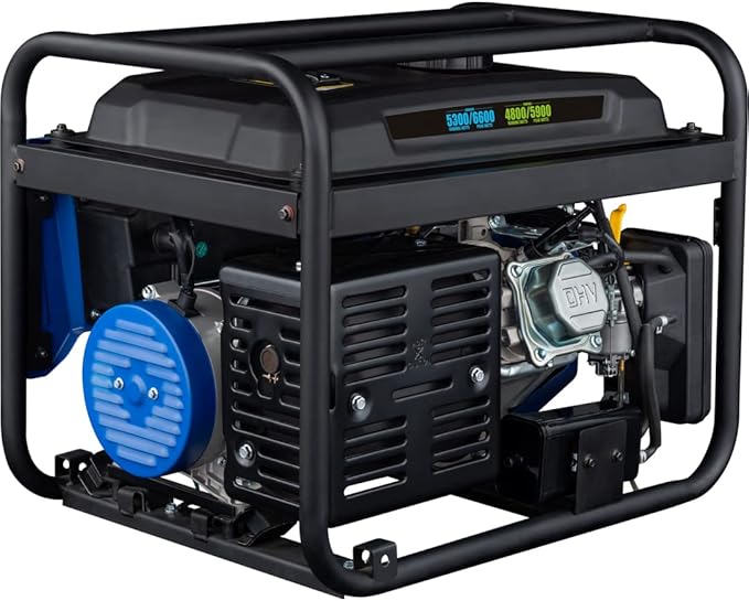 Westinghouse 6600 Watt Dual Fuel Home Backup Portable Generator, Remote Electric Start, Transfer Switch Ready, RV Ready, CO Sensor
