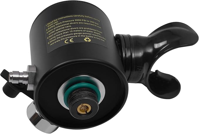 Scuba Tank, 0.5L Mini Scuba Diving Equipment, Emergency Rescue with High Pressure Pump, Support About 10 Minutes Underwater Breathing, Portable Lung Oxygen Tank Diving Equipment, for Underwater Diving