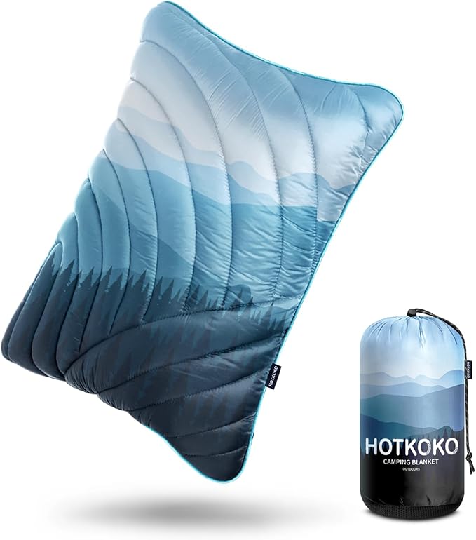 Camping Pillow,Supportive Compressible Travel Pillow Large Size Lightweight Camp Pillow with Storage Bag for Camping,Hiking,Backpacking,Airplane