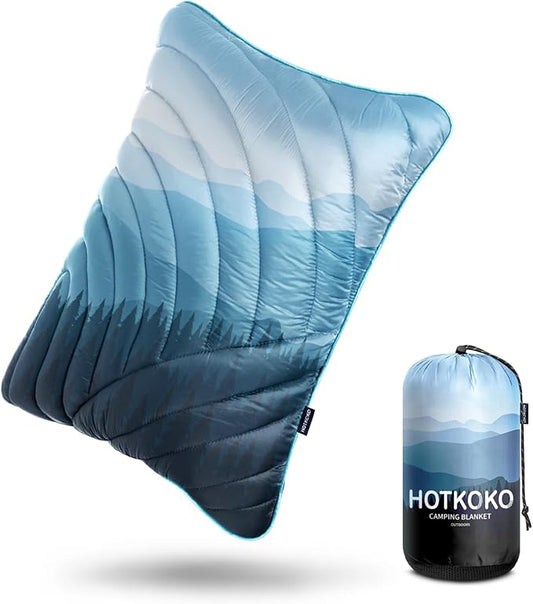Camping Pillow,Supportive Compressible Travel Pillow Large Size Lightweight Camp Pillow with Storage Bag for Camping,Hiking,Backpacking,Airplane