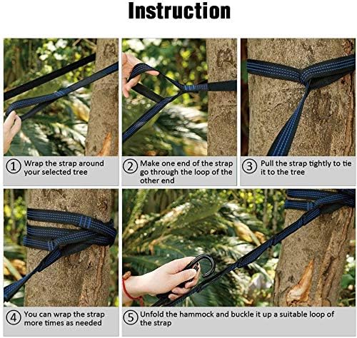 Camping Hammock with Mosquito Net - Portable Travel Hammock Bug Net - Camping Equipment - Hammock Tent for Outdoor Hiking Campin Backpacking Travel (Army Green)