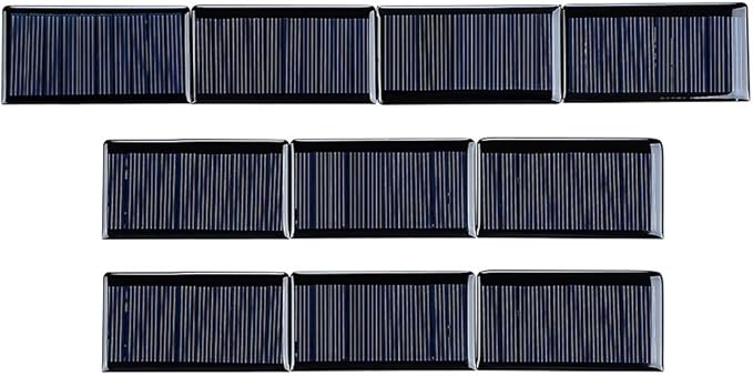 SUNYIMA 5V 60mA Epoxy Polycrystalline Solar Panel Cells for Battery Charger DIY System Kits 68mmx37mm / 2.67"x1.45"