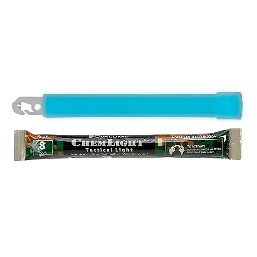 Cyalume ChemLight Light Stick, Military Grade, 8 Hours Duration, 6 Inches, 10 Pack