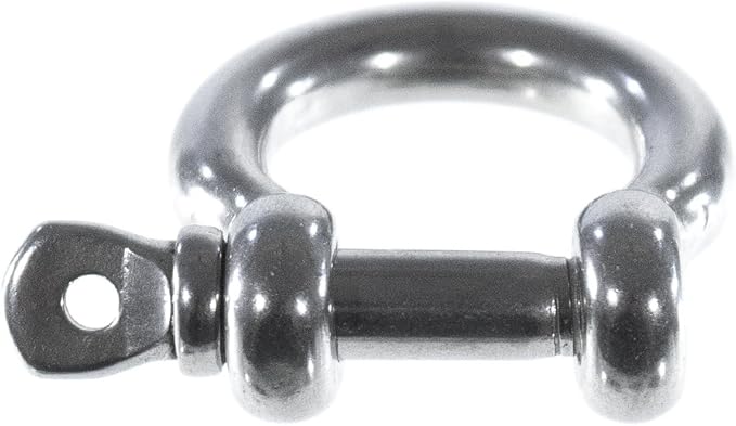 Paracord Planet Stainless Steel & Alloy B-Shackles and D-Shackles for Paracord Survival Bracelets (Pack & Single Sizes)