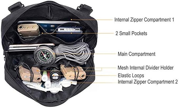 Croogo Universal Hands Free Radio Chest Rig Vest bag Harness Bag Rescue bag Front Pack Pouch Hip hop bag