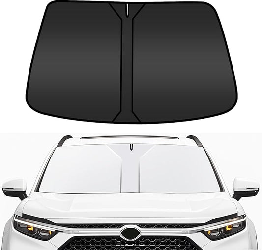 Car Windshield Sunshade, Double Thickened Sun Blocker for Front Window, UV Protection in Car, Auto Necessities Fits Most Vehicles, Baby Shade Sun Shield, Interior Visor Accessory for Women