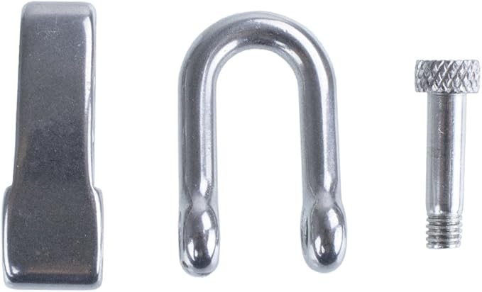 Paracord Planet Stainless Steel & Alloy Shackles - B, D, O, U-Shackles for Paracord Survival Bracelets (Pack & Single Sizes)