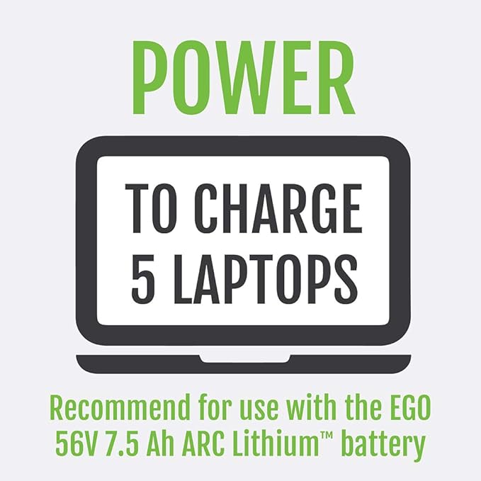 EGO POWER+ Portable Inverter, 150W, Power Inverter Generator, Quiet, Battery and Charger Not Included - PAD1500