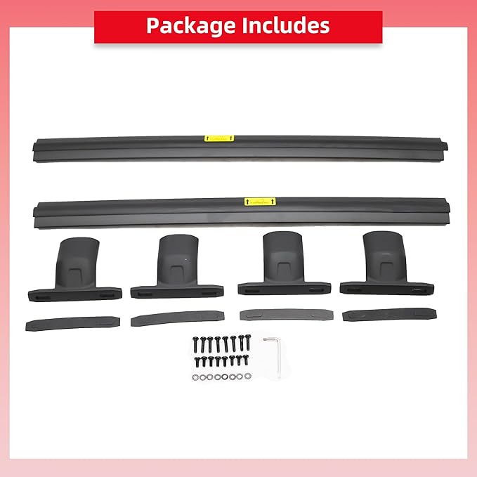 Roof Rack Cross Bars 220LBS for 2018-2026 Ford Expedition/2018-2024 Lincoln Navigator, Heavy Duty All-Metal Aluminum Crossbar Luggage Rack for Rooftop Cargo Carrier Bag Kayak Canoe Bike Snowboard