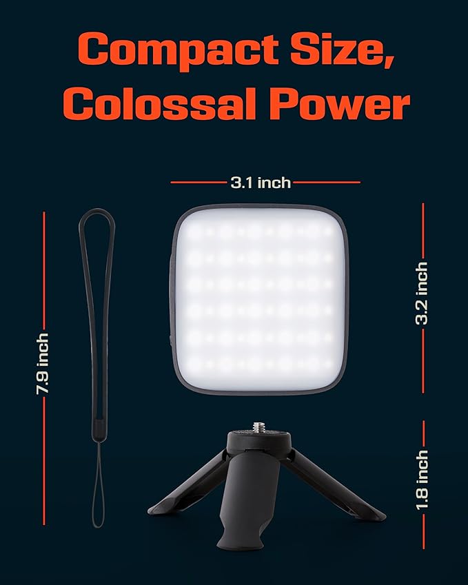 P4X Camping Lantern - Hanging Lantern w/ Bright & Warm Adjustable Lighting - Emergency Lantern w/ USB-C Charging - Rechargeable Camping Light for Power Outage, Tent, Outdoor, Hiking, Camp, & Fishing