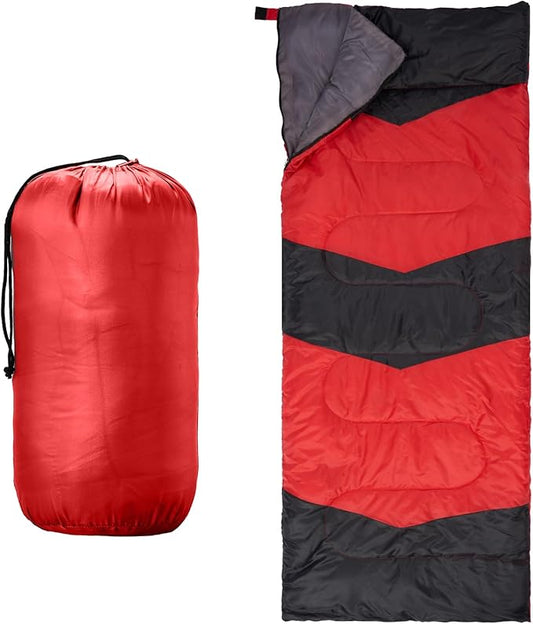 Lightweight Sleeping Bag for Backpacking, Hiking, Waterproof Compact Envelope Sleeping Bag for Cold & Warm Weather