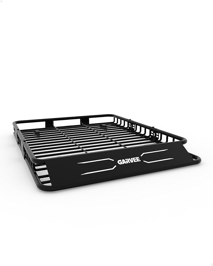 GarveeLife 64 in x 50 in Roof Rack Basket, 200 LBS Capacity Rooftop Cargo Carrier Basket with Extension Luggage Rack Heavy Duty for SUVs, Trucks, Vehicles