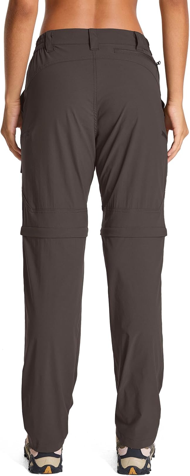 Womens Hiking Pants Convertible Quick Dry Stretch Lightweight Zip Off Outdoor Safari Pants with Cargo Pockets