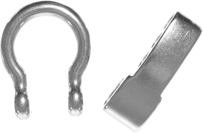 Paracord Planet Stainless Steel Alloy Shackles for Paracord Survival Bracelets: B, D, O, & U-Shackles (Pack & Single Sizes)