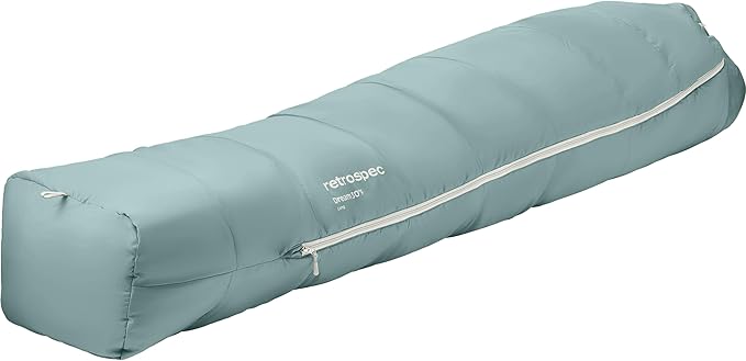 Retrospec Dream Mummy Sleeping Bag - 5, 15, & 30°F Cold Weather Camping & Travel Essential Gear with Water - Resistant Shell & Synthetic Fill - Zippered Pocket & Stuff Sack