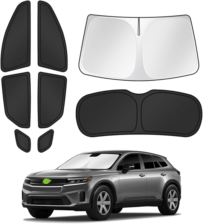 Canvcle Sunshades for 2024-2025 2026 Honda Prologue Accessories Windshield Sun Shade Side Rear Window Shade Cover Sun Visor Shield Privacy Protection for Camping Keep Vehicle Cool Black 8PCS