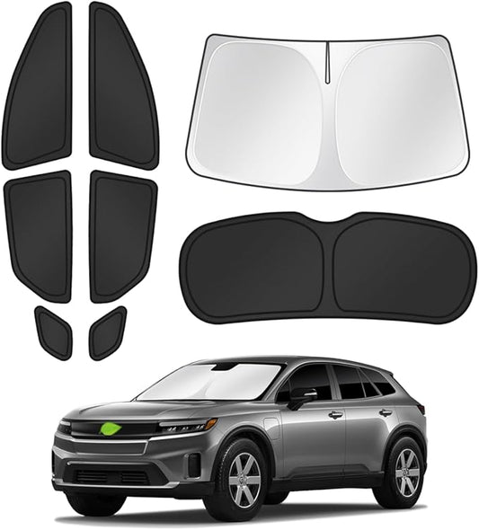 Canvcle Sunshades for 2024-2025 2026 Honda Prologue Accessories Windshield Sun Shade Side Rear Window Shade Cover Sun Visor Shield Privacy Protection for Camping Keep Vehicle Cool Black 8PCS